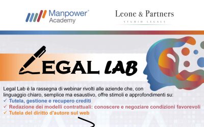 Manpower Academy e Leone & Partners presentano “Legal Lab”